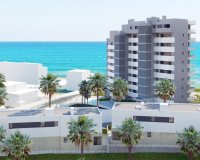 For sale new build villa first line to the sea in Alicante, Costa Blanca, Spain