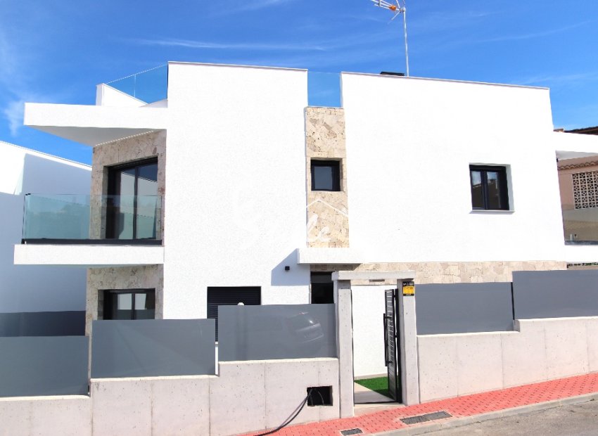 For sale new detached villa close to the beach in La Mata, Torrevieja, Costa Blanca, Spain ON1242