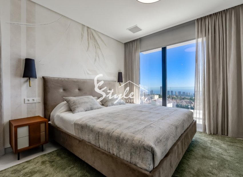 For sale new luxury villa with sea views in Finestrat, Costa Blanca, Spain. ON1778