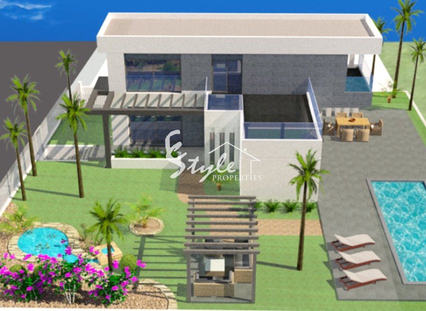 For sale new villa in Polop (close to Benidorm), Costa Blanca, Spain ON1604