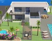 For sale new villa in Polop (close to Benidorm), Costa Blanca, Spain ON1604