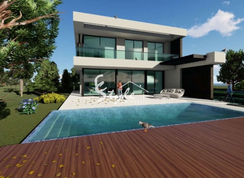 For sale new villa with sea views In Benidorm, Finestrat, Costa Blanca, Spain.ON1249