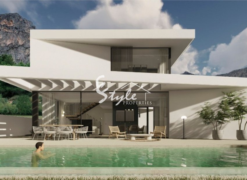 For sale new villas in Polop, Costa Blanca, Spain ON1800
