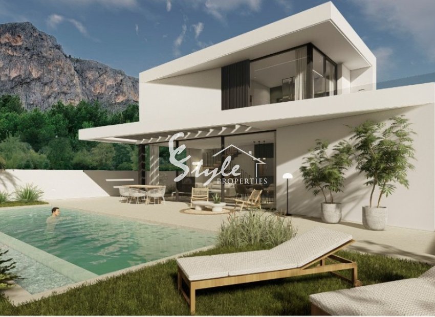 For sale new villas in Polop, Costa Blanca, Spain ON1800