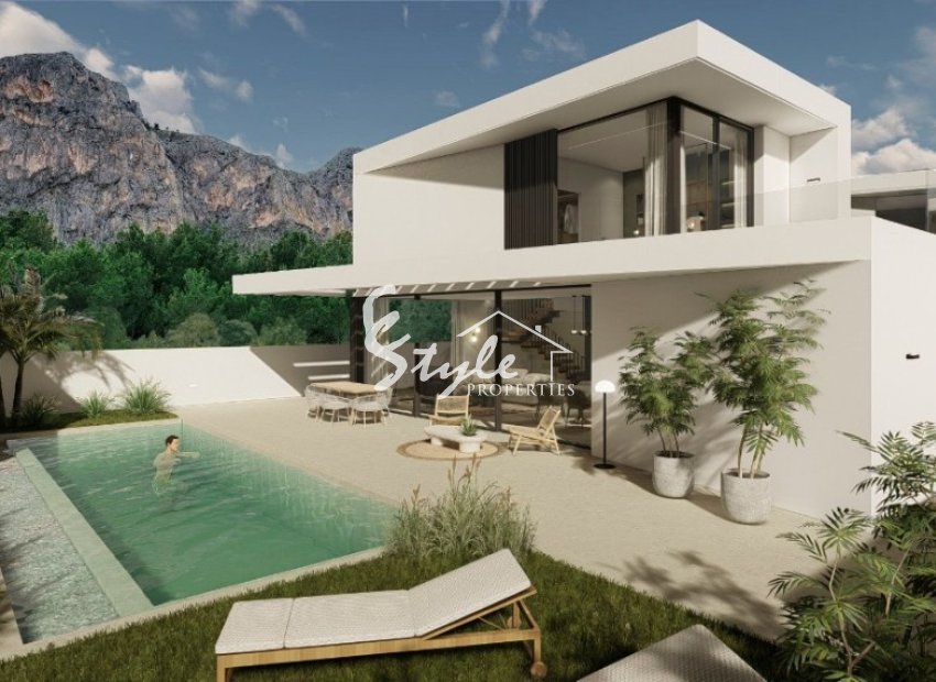 For sale new villas in Polop, Costa Blanca, Spain ON1800