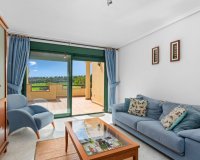 For sale penthouse with sea and golf views in Campoamor, Costa Blanca, Spain. ID1923