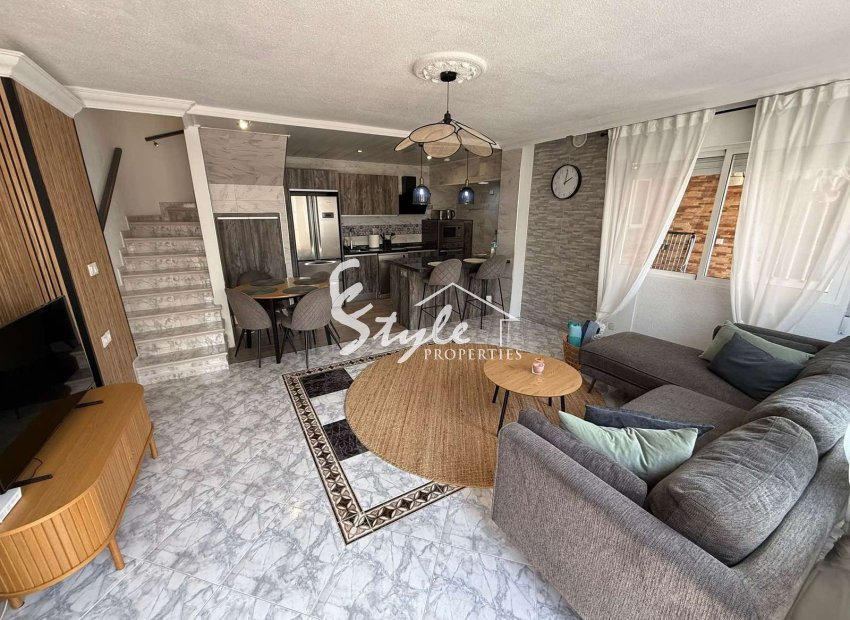 For sale semi-detached villa with views in Los Altos, Orihuela Costa, Costa Blanca, Spain. ID2346 