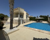 For sale villa in front of golf courses in Las Ramblas, Orihuela Costa, Spain. ID1440