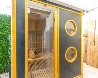 Купить таунхаус с садом и бассейном в Лос Балконес, Торревьеха. ID 6250