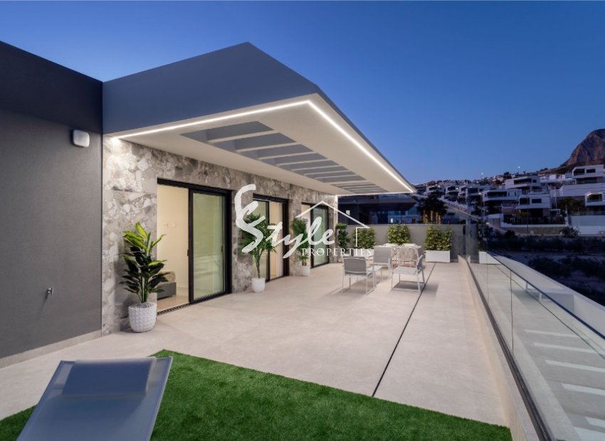 Luxury apartments for sale in the new complex in Finestrat, Costa Blanca, Spain. ON1743