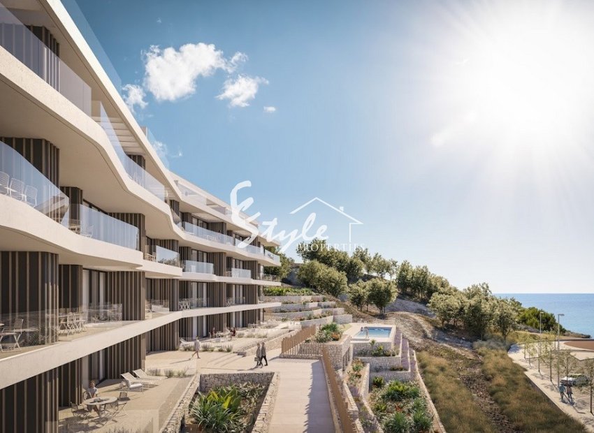 New apartments for sale with sea views in Villajoyosa, Costa Blanca, Spain.ON1586