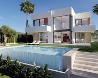 New build   3-4 bedrooms villa  for sale with sea view in Benidorm, Alicante,Costa Blanca, Spain.ON639_4