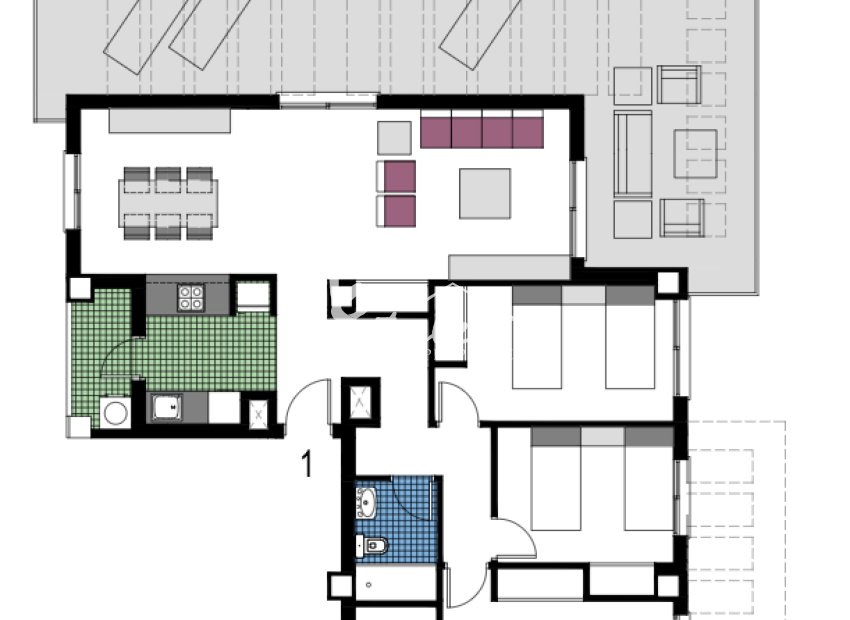 New build - Apartament  - Mil Palmeras