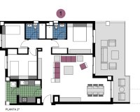 New build - Apartament  - Mil Palmeras