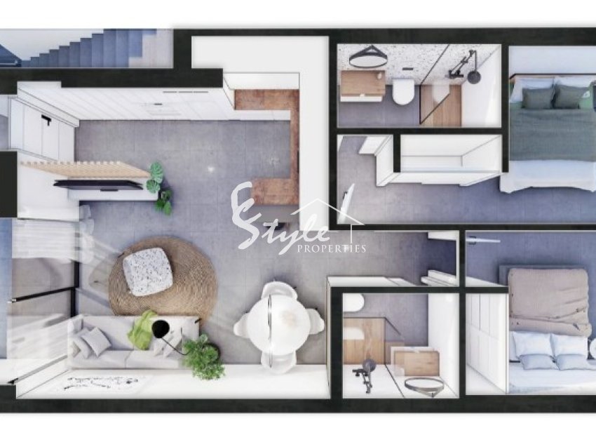 New build apartments close to the beach in San Pedro del Pinatar, Costa Balnca, Spain. ON1549