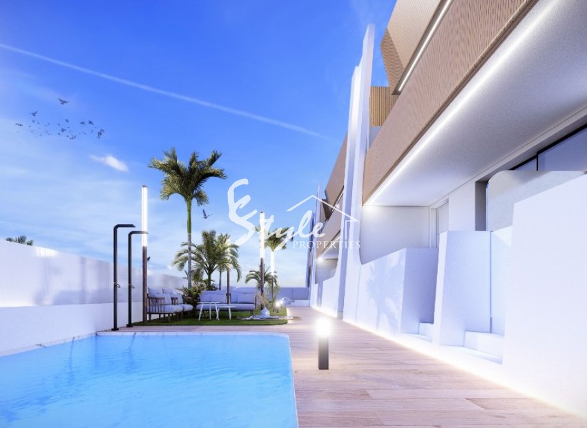 New build apartments close to the beach in San Pedro del Pinatar, Costa Balnca, Spain. ON1549
