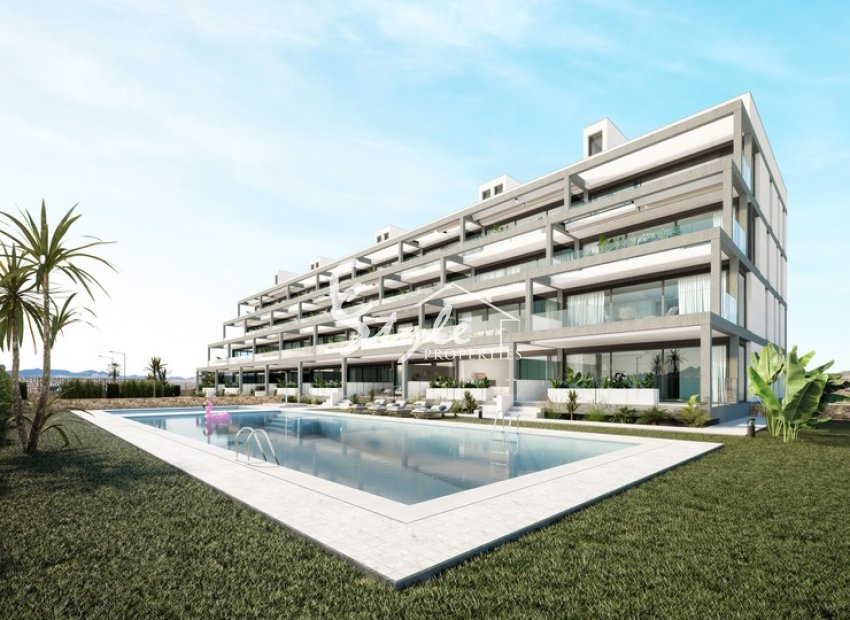 New build apartments for sale close to the beach in Cartagena, Murcia.ON1591