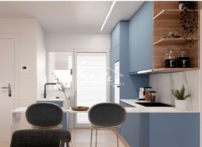 New build beachside apartments for sale in Torrevieja, Alicante, Costa Blanca, Spain ON1493