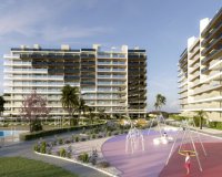 New build beachside apartments for sale in Torrevieja, Alicante, Costa Blanca, Spain ON1884