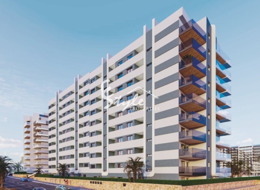 New build beachside apartments for sale in Torrevieja, Alicante, Costa Blanca, Spain ON1884