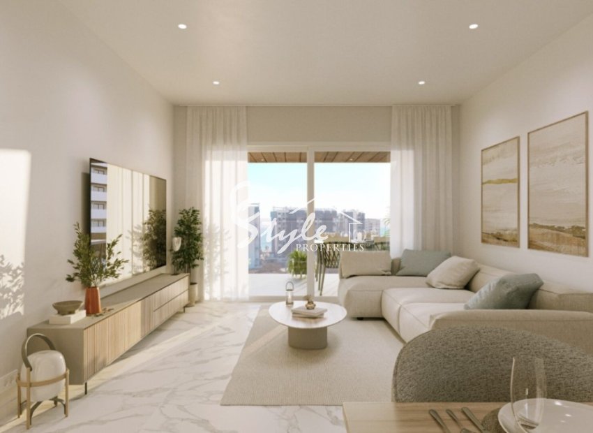 New build beachside apartments for sale in Torrevieja, Alicante, Costa Blanca, Spain ON1884
