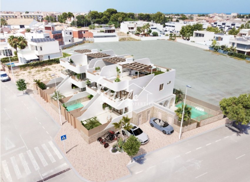 New build ground floor apartment in San Pedro del Pinatar, Costa Blanca, Spain. ON1859_B