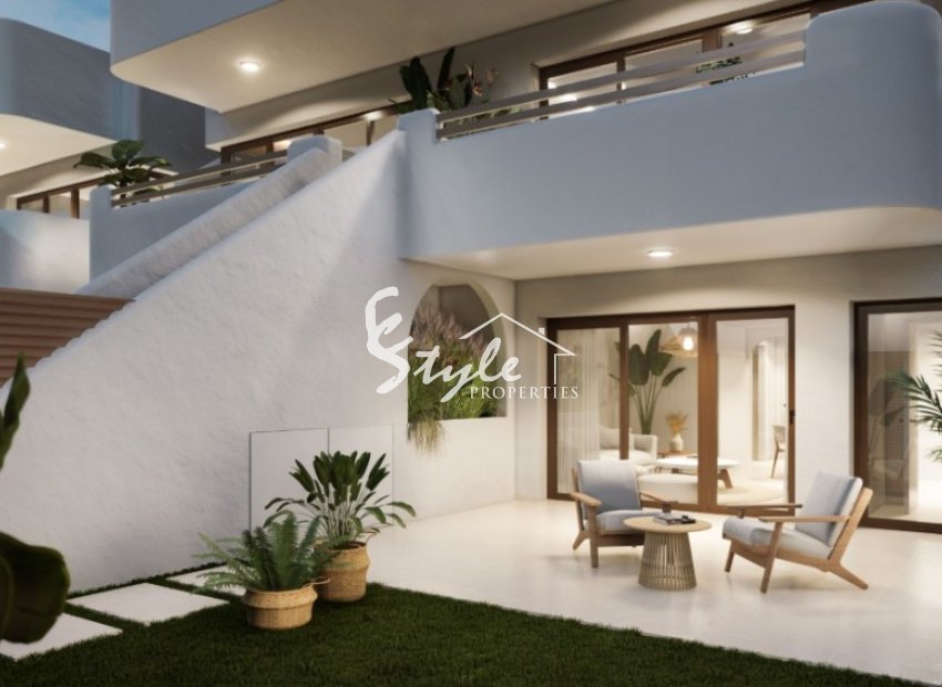 New build ground floor apartment in San Pedro del Pinatar, Costa Blanca, Spain. ON1859_B