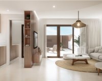 New build ground floor apartment in San Pedro del Pinatar, Costa Blanca, Spain. ON1859_B