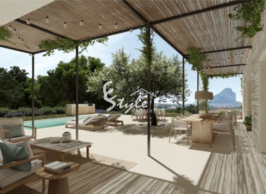 New build luxury villa for sale in Calpe, Costa Blanca, Spain. ON1847