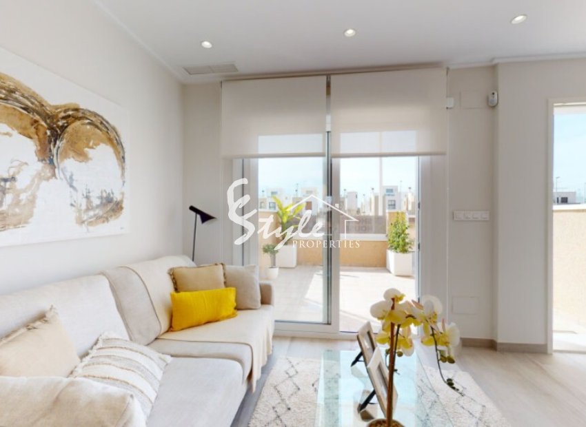 New build townhouse for sale in Pilar de la Horadada, Costa Blanca, Spain. ON1872