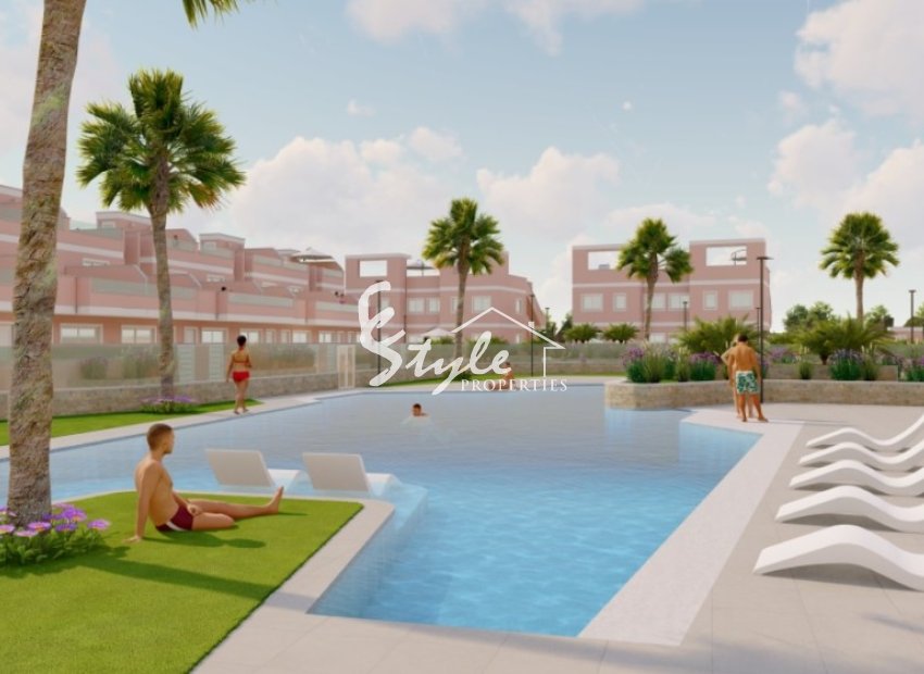 New build townhouse for sale in Pilar de la Horadada, Costa Blanca, Spain. ON1872