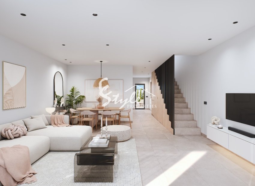 New build townhouse for sale in San Pedro del Pinatar, Murcia, Spain. ON1620