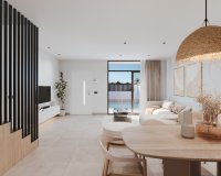 New build townhouse for sale in San Pedro del Pinatar, Murcia, Spain. ON1620