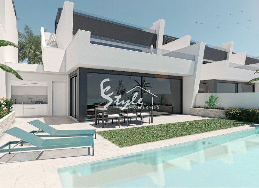 New build townhouses for sale in San Javier, Murcia, Spain. ON1675