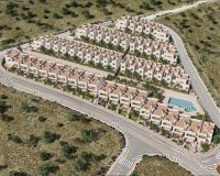 New build townhouses in Monforte del Cid, Costa Blanca, Spain. ON1666