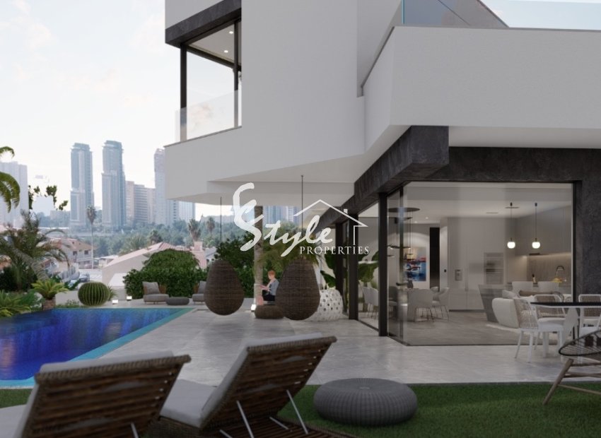 new build villa for sale close to the beach Benidorm, Costa Blanca ON995