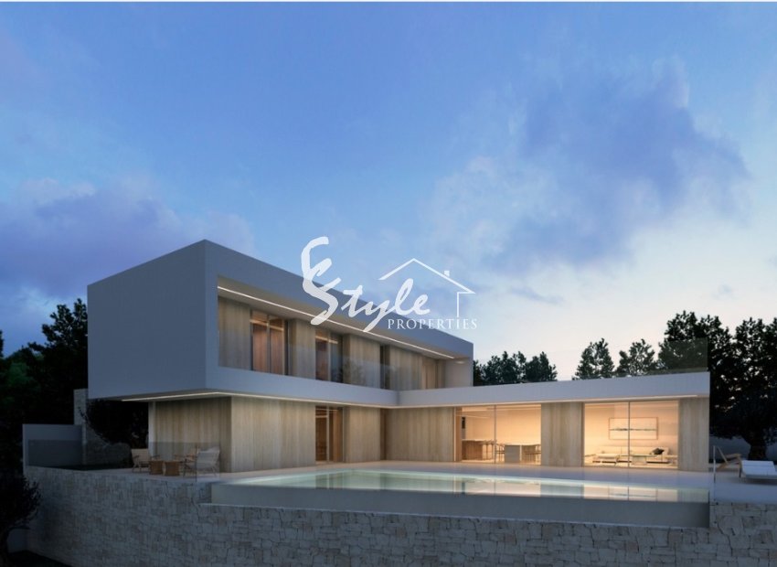 New build villa for sale in Benissa, Benidorm, Alicante, Costa Blanca, Spain. ON1579