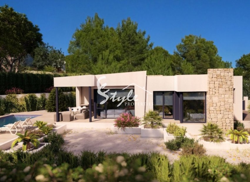 New build villa for sale in Benissa, Benidorm, Alicante, Costa Blanca, Spain. ON1749