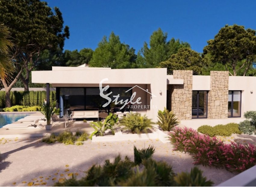 New build villa for sale in Benissa, Benidorm, Alicante, Costa Blanca, Spain. ON1750