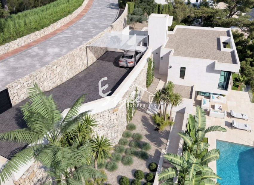 New build villa for sale in Benissa, Benidorm, Alicante, Costa Blanca, Spain. ON1895