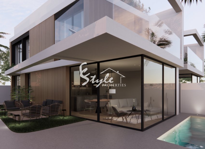 New build villa for sale in Pilar de Horadada, Costa Blanca, Spain. ON1492