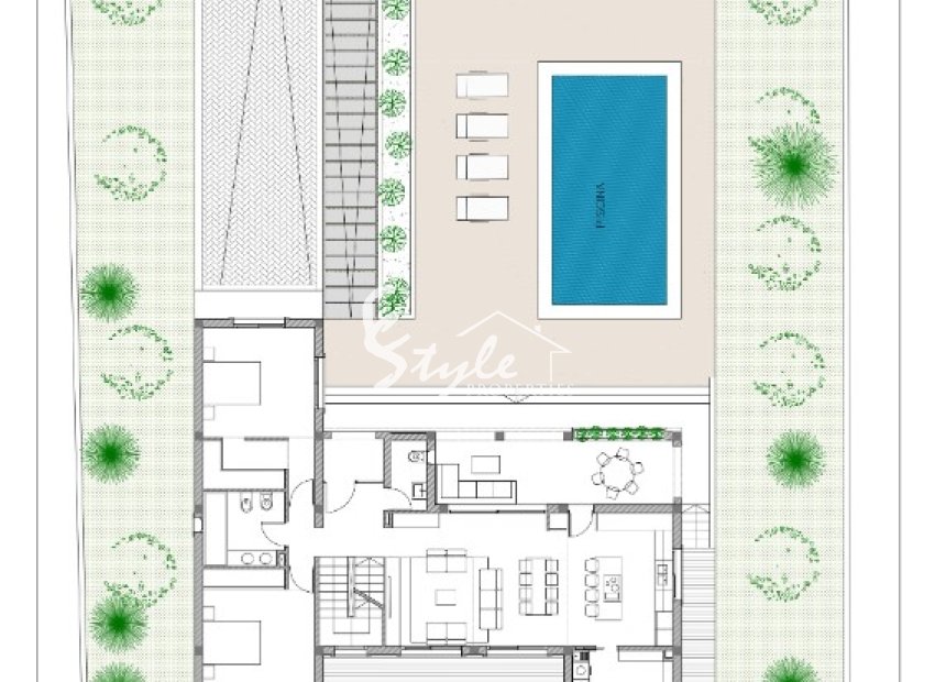 New build villa for sale in Punta Prima, Costa Blanca, Spain. ON1460