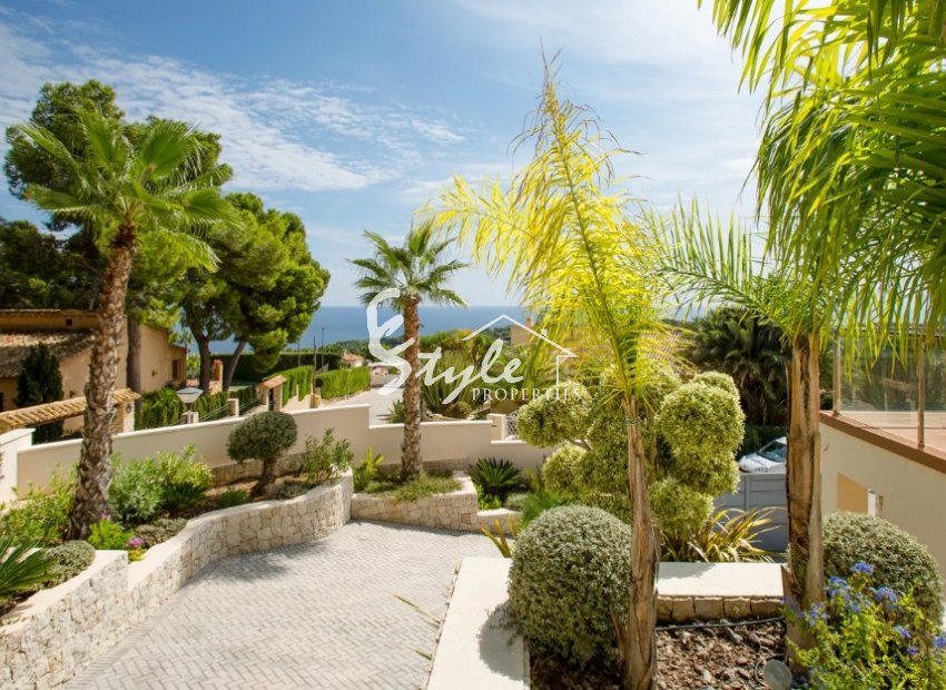 New build villa for sale with sea view in Moraira, Alicante, Costa Blanca, Spain. ON1577
