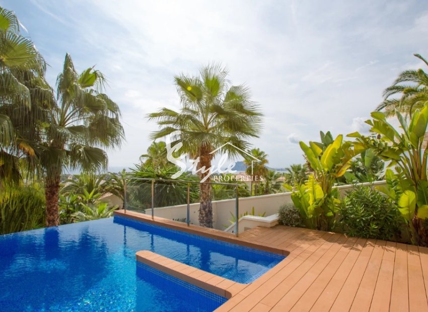 New build villa for sale with sea view in Moraira, Alicante, Costa Blanca, Spain. ON1577
