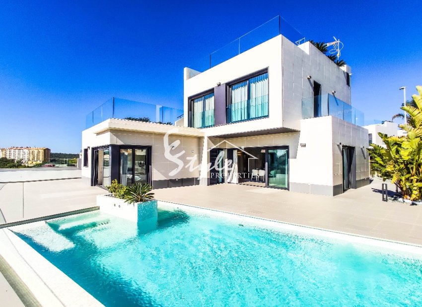 New build villa for sale with sea views in Campoamor , Alicante, Costa Blanca, Spain