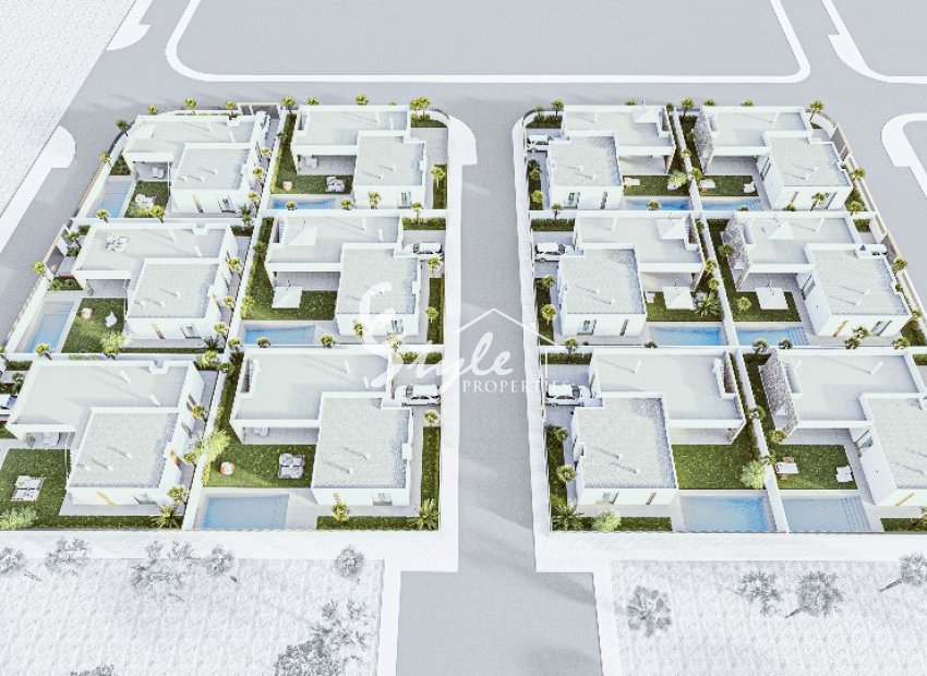 New build villas for sale close to the beach in Cartagena, Murcia.ON1592