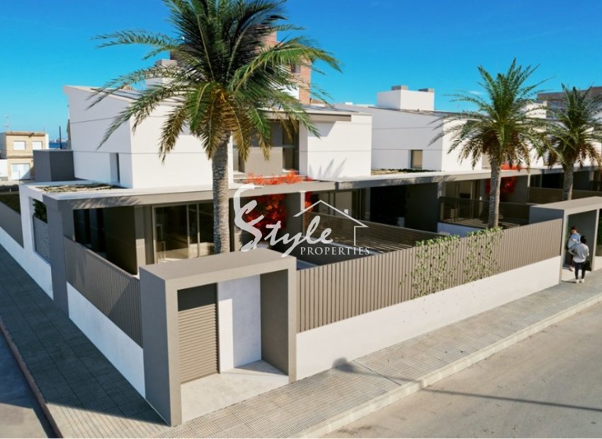 New build villas for sale close to the beach in Cartagena, Murcia.ON1824