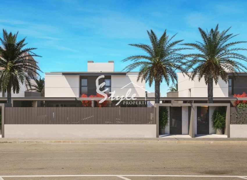 New build villas for sale close to the beach in Cartagena, Murcia.ON1824