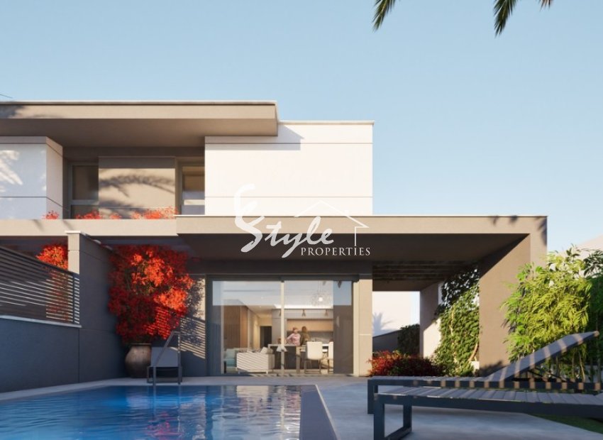 New build villas for sale close to the beach in Cartagena, Murcia.ON1824