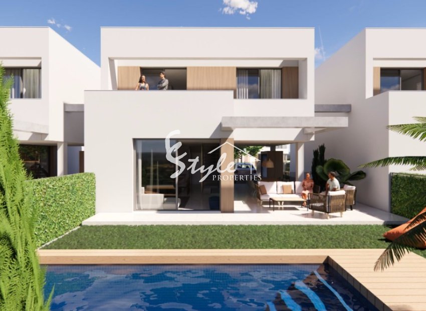 New build villas for sale in Los Alcázares, Murcia, Spain.ON1505
